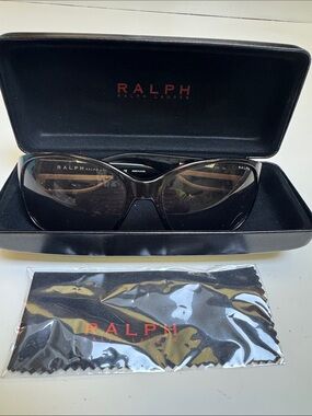 Ralph Lauren Tortoiseshell Sunglasses Brown Lenses+case
